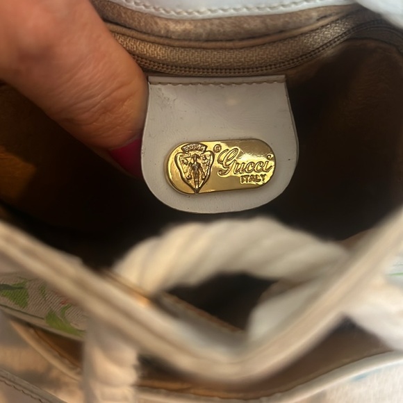 Gucci 🌷Vintage Gucci Flora Bucket crossbody with removable strap - Picture 10 of 11